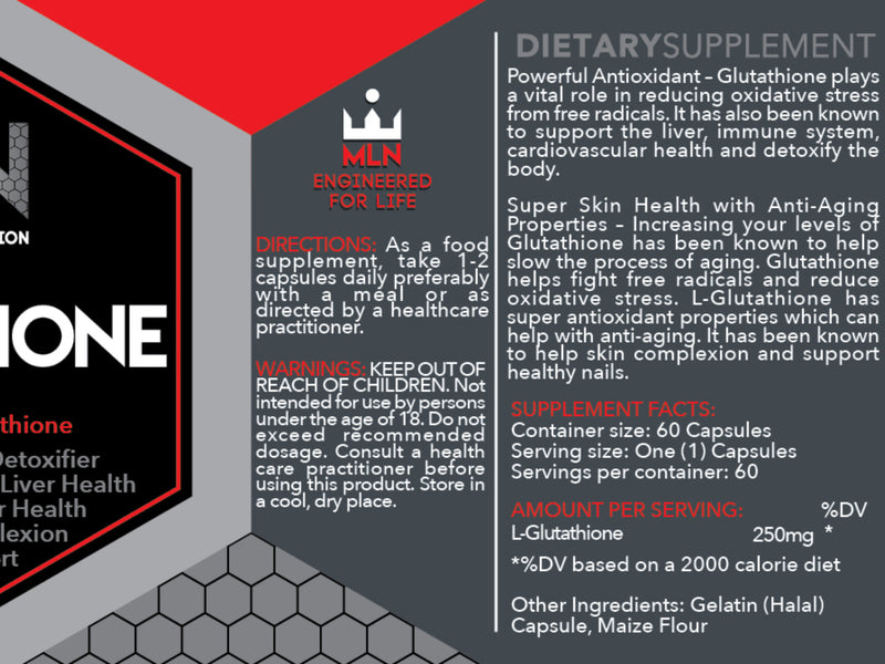 MLN Glutathione Anti-Oxidant