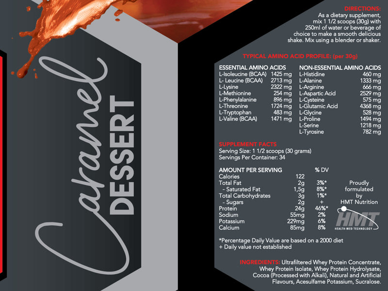 MLN 100% Whey Protein Caramel Dessert 1kg