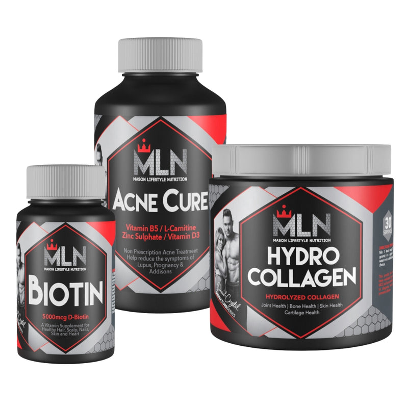 Hair Skin And Nails Health Combo Products Bundle